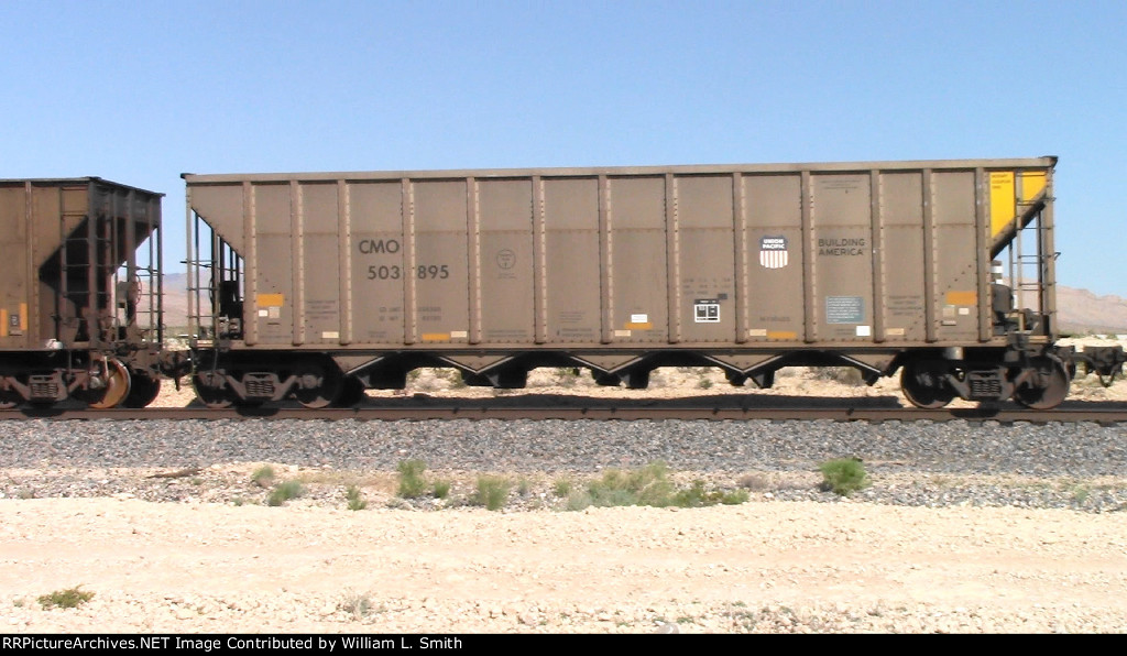 EB Unit Empty Hooper Car Frt at Erie NV -10